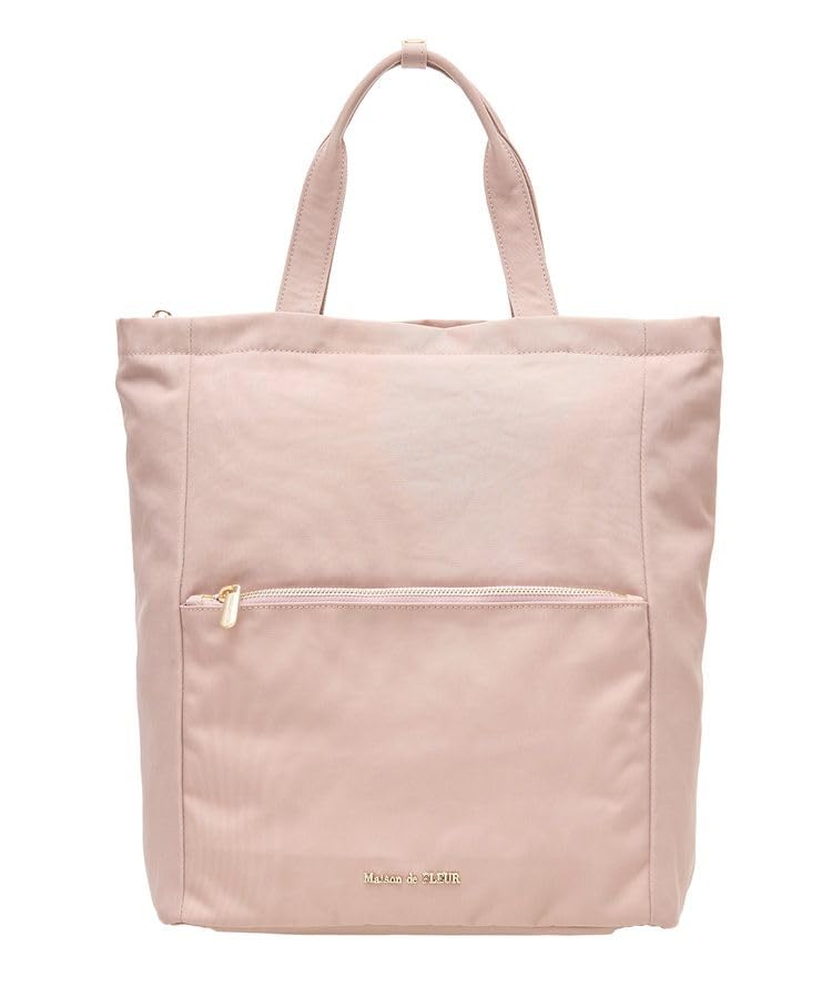 メゾンドフルール撥水加工 ピンク トートバッグ　早いものがち最終値下げ！！ 新品 メゾンドフルール 撥水加工 リボンフリルトートバッグ