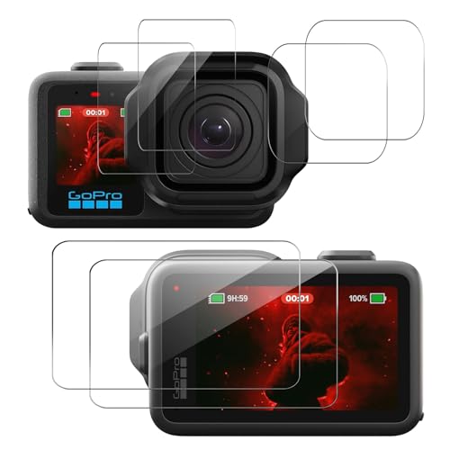 �y2+2+2���Z�b�g�zFor GoPro MISSION 1/GoPro MISSION 1 Pro �t�B���� �ی�t�B���� 9H�d�x �C�A�h�~ �ώw�� ��U�h�~���� �t���ی� �ϏՌ� �S�ʕی� ���{���Ɏq�� GoPro MISSION 1/GoPro M