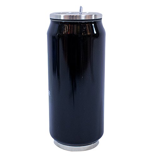 Copo De Inox Com Canudo 350ml - Botafogo