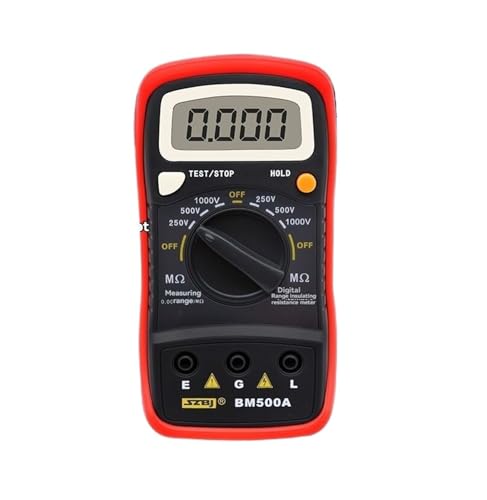 LOMCOT Digitales Widerstandsmessgerät für Elektroprojekte