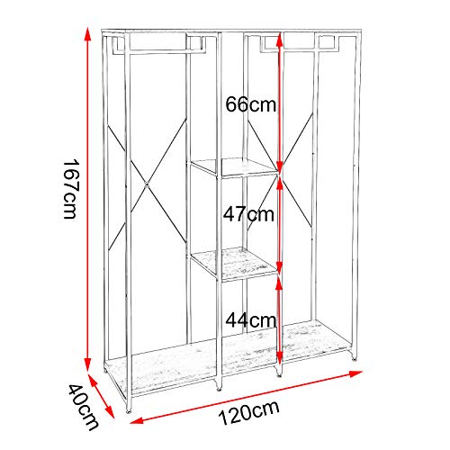 EUGAD Stand Appendiabiti Autoportante Attaccapanni...