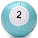 Zony Snookball Set - 16 Pcs Recreational Football Game Snooker Balls with Air Pump, 15cm Diameter, Unisex-Kids, Huge Billiards Pool Soccer Ball Party Game