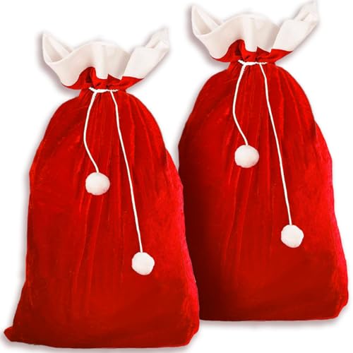 Jonami Weihnachtssack XXL 2 Nikolaussack Weihnachtsmann Sack Santa...