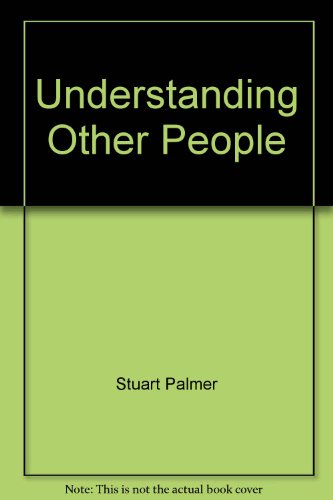 Understanding other people. B000H4F11C Book Cover