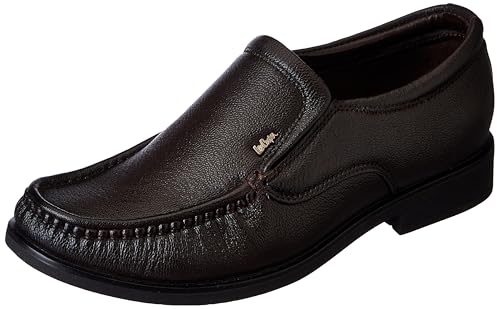 Image of Lee Cooper LC2130B2R Men's Lightweight Leather Shoes | Comfortable, Stylish Slip-On Formal Footwear for Office, Business