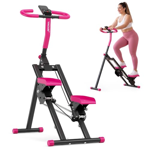 Yagud Stairmaster für Zuhause, Stair Stepper mit Doppelfeder-System, rutschfesten...