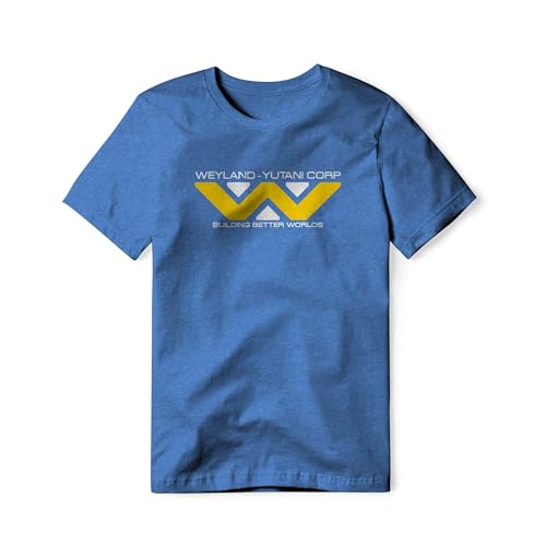 Generic Weyland-Yutani Logo from Alien Movie, Cotton/Poly Blend Tee, Medium-3X-Large