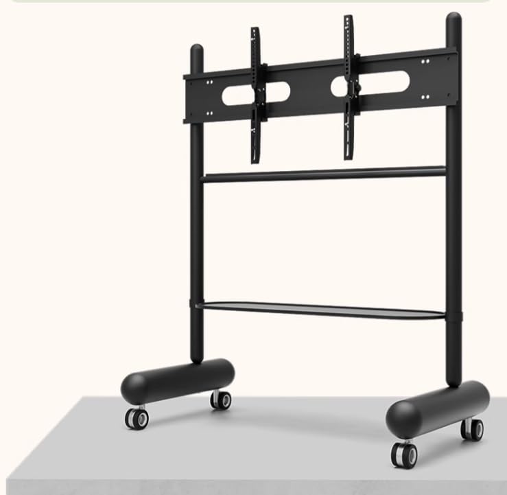 Soporte móvil para TV ajustable con ruedas 110 lbs capacidad miniatura 4