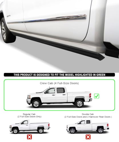 Estribos laterales eléctricos APS para Chevy Silverado 2014-2021 miniatura 6