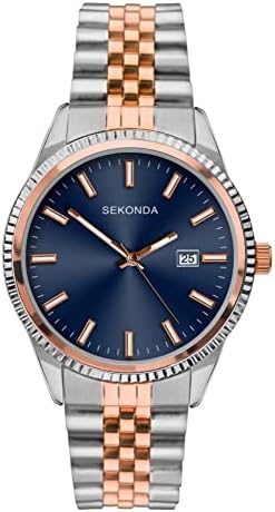 Sekonda Men's Quartz Watch with Analogue Display and Silver Stainless Steel Bracelet 1641