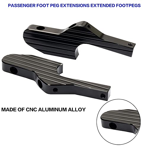 MOQIAOSEIKO Fußrasten Verlängerung Fußrasten Kompatibel mit Vespa GT GTS GTV 60 125 150 200 250 300 300ie Beifahrerfußstütze