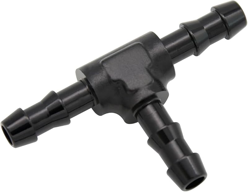 Conexão T para mangueira com espigão 6 mm (1/4 pol.) KRD PERFORMANCE – KTT06