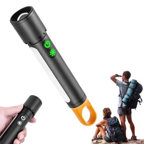 Lampe torche zoomable multifonction LED puissante pour casque de sécurité - 7