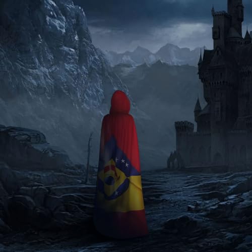 Cape à capuche Venezuela cadeau original pour cosplay et Noël - 7