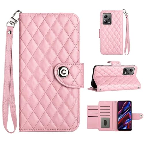 Miagon �E�H���b�g�P�[�X Xiaomi Redmi Note 12 5G�p�A���X�g�X�g���b�v 7 �J�[�h�z���_�[�X���b�g TPU �����ی�J�o�[ �X�^���h PU���U�[ �t�H���I �t���b�v�P�[�X �s���N
