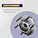 KUSATEC 515093 Front Wheel Bearing and Hub Assembly Compatible with 2006-2010 Hummer H3,2009-2010 H3T, 6 Lug Bolts w/ABS