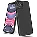 UNBREAKcable Funda para iPhone 11 - Suave TPU Mate Ultrafina Elegante Anti-Rasguño Resistente Protección Carcasa Funda para iPhone 11 (6,1 Pulgadas) - Negro Mate