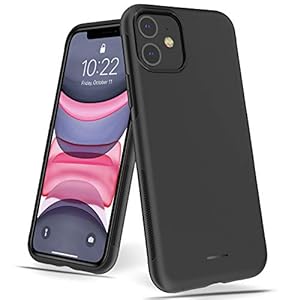 UNBREAKcable iPhone 11 Hoesje – Zachte Frosted TPU Ultra-Slim iPhone 11 Stijlvolle Beschermhoes voor 6,1 inch iPhone 11 (2019) valbescherming, antislip – Zwart