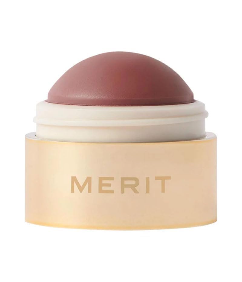 Flush Balm Cream Blush Stick - Fragrance Free, Blendable, Natural Radiant Finish, Buildable Color for Cheeks & Lips - Color: Bespoke - (Medium Pink Brown)
