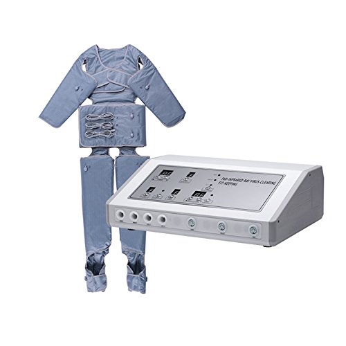 HUKOER Traje de Adelgazamiento de Infrarrojo Lejano Presoterapia Profesional Instrumento de Cuidado Corporal para Salón de Belleza Hogar, Drenaje Linfático, Anticelulitis y Calorías Quemadas (Model 2)