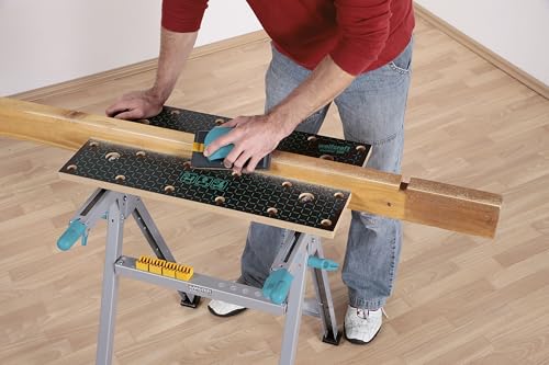 wolfcraft Master 200 Spann- und Arbeitstisch 6177000 - klappbar/Universell einsetzbarer & robuster Werktisch/Ideal für Heim- und Handwerker