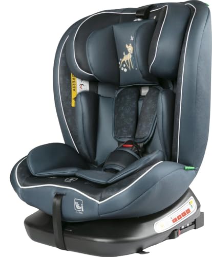 Tataway Seggiolino Auto Disney Cuccioli I-Size 40-150 cm, Seggiolino Auto Per Bambini Girevole a 360°, con Agganci Isofix, Gruppo 0-1-2-3, ca. 0-12 anni (0-36 kg), Regolabile in Altezza, Reclinabile