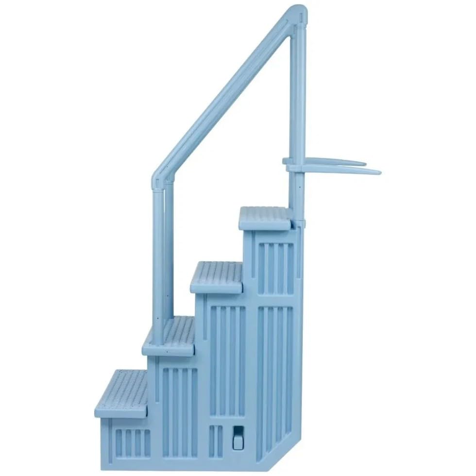 Escalera para piscina Tranquil Blue 81 pulgadas alto miniatura 3