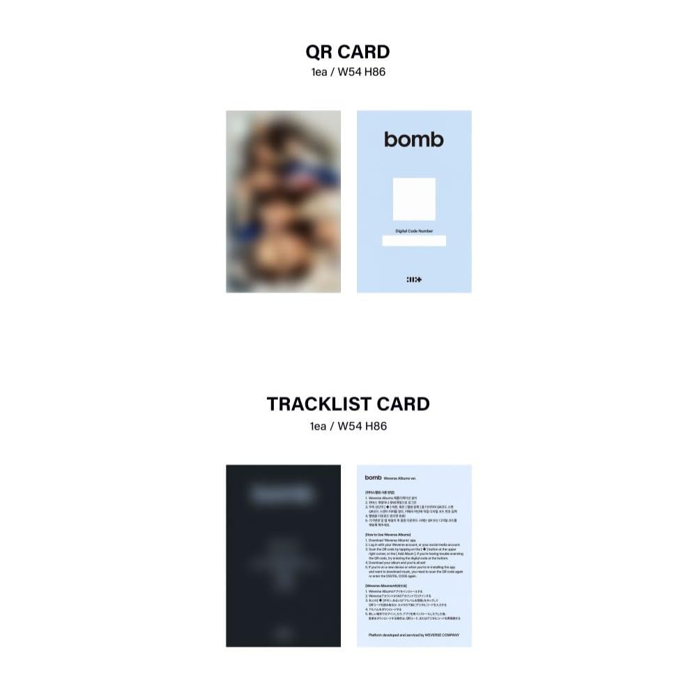 Amazon.com: ILLIT - 3rd Mini Album [bomb] Weverse Version