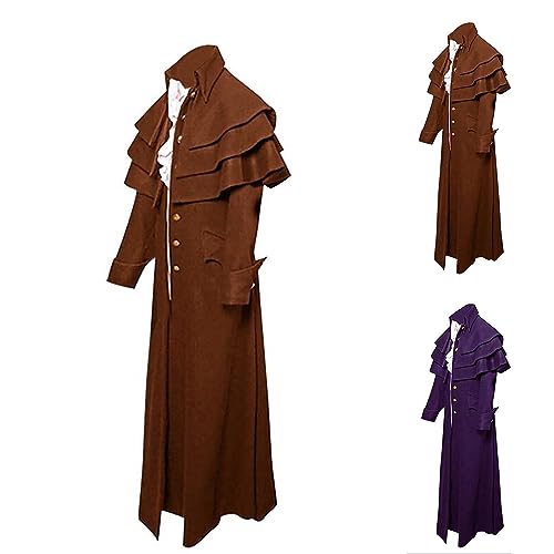 Vêtements gothiques de prestige et long manteau steampunk de vampire - 2