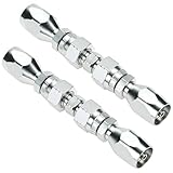 QWORK Hydraulic Hose Repair Kit, 2-Pack 1/4