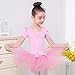 JFTMY Robe de ballet pour enfants filles pratiquent des vêtements filles automne et hiver tutu vêtements de danse à manches courtes examen vêtements de danse chinoise (Color : Pink, Size : 170)