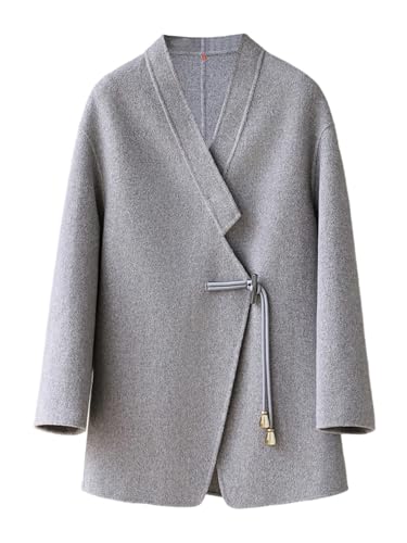 Hanfu 170 manteau laine double face fini les vestes lourdes et sans style
