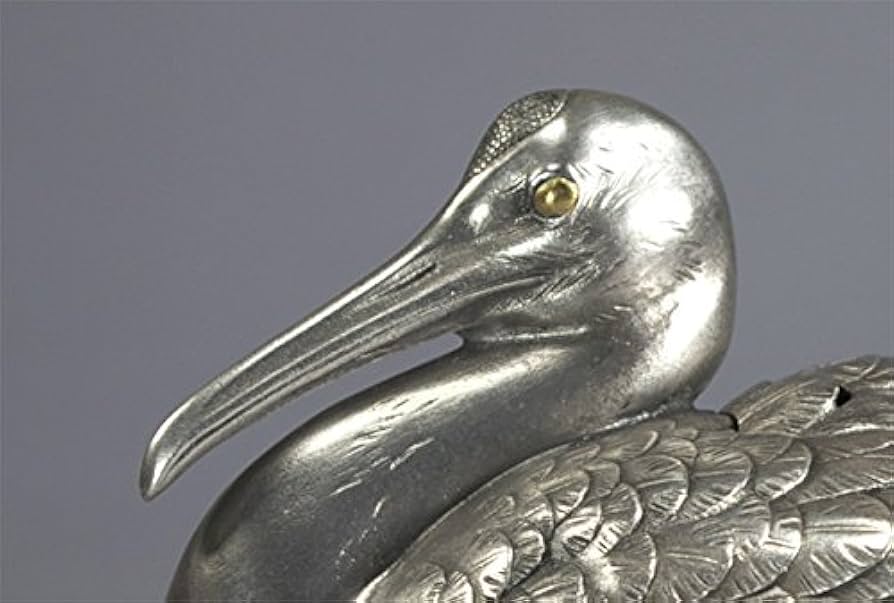 Amazon|鶴香炉(大) 銀香炉 sk53-20-L 【日本製】【海外対応可 Amazon|鶴香炉(大) 銀香炉 sk53-20-L 【日本製】【海外対応可