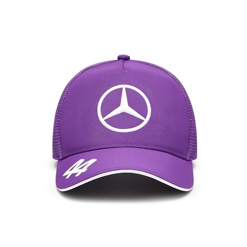 Mercedes AMG Petronas F1 2024 Lewis Hamilton Trucker Hat - Purple...
