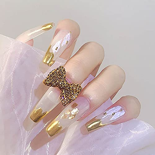 BullBallBoll 3D-Schleife, Nagelschmuck, Schleifen-Design, Strass, Legierung, Nagelkunst, Dekoration, für Frauen und… – Bild 7
