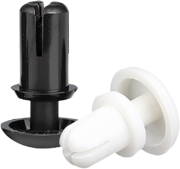 car Trim Clips 100pcs 2/2.7/3.1/3.6/4.1/5.1/6.1mm Nylon Plastic R Type Expansion Rivet Nut Buckle Clip PC Board Rivet Fastener (Color : Noir, Size : R3230) (Color : Noir, Size : R3055)