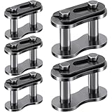 CustomyLife 5pcs #40 Roller Chain Connecting Links, Heavy Duty Manganese Steel Master Connector, Master Link Connector for Mini Bikes Bycicles Motorcycles Home Industrial Machinery