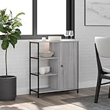 ohoowoo gabinetto agricolo armadio laterale in legno mobile buffet credenza di superficie liscia uso versatile for arredo corridoio (color : grigio sonoma, size : 70 x 30 x 80 cm (l x p x a))