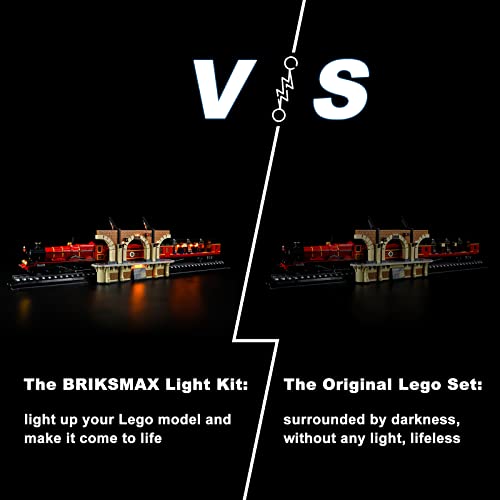 Image of BRIKSMAX LED Light for LEGO Hogwarts Express - Compatible with Lego Harry Potter Building Blocks Model - Light Kit