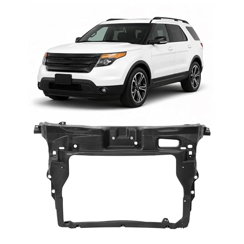 ALMULOO Black Radiator Support Compatible with 2011 2012 2013 2014 2015 Ford Explorer Sport Base Limited XLT Replacement for FO1225206 BB5Z16138A