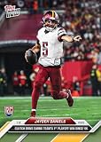 2024 Topps Now Jayden Daniels #22 Earns Team's 1st Playoff Win Since 2006 Washington Commanders Rookie RC Football Card
