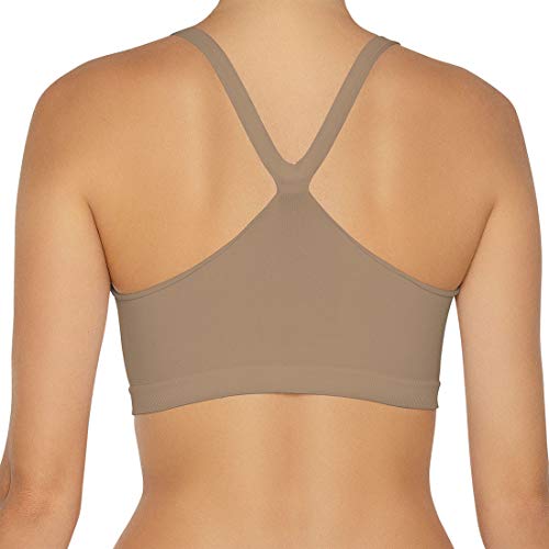 Kit 3 Tops Bandinis, Hanes, Feminino, Chocolate, M