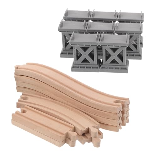 Jeu de train en bois rails solides BESPORTBLE fini les circuits cassés