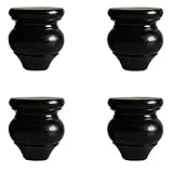 -Idéal pour le bricolage : pieds en bois en forme de gourde, rétro et élégants, vous pouvez non seulement décorer joliment les meubles et les changer pour un style plus classique, mais aussi créer une atmosphère plus chaleureuse et plus détendue pour tout projet d'intérieur dans votre maison ou votre bureau. vous fournir une mise à niveau propre et élégante.