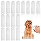 Hundezahnbürste,16 PCS Pet Tooth Fingerbürste Hundezahnbürste Fingerling Zahnpflege Finger Zahnbürste für Hunde Katzen Zahnpflege, Zahnreinigung Anti-Plaque Haustierzahnbürste