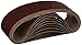 Bosch SB4R081 10-Piece 80 Grit 3 In. x 21 In. Sanding Belts
