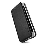 iPhone 7 plus Flip Case, ALYEE Flexible PU Leather + TPU Material Phone Cases with Card Holder Anti-slip Anti-scratch Protective Case Cover 5.5inch for iPhone 7plus Cases (Matte Black)