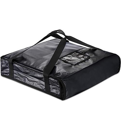 DEAYOU Pizza Bag, Insulated Pizza and Food Delivery Bag, Professional Thermal Pizza Warmer Bag, Hot Pizza Carriers for Transport, Catering, Moisture Free, Heavy Duty, 20" x 20" x 5", Black by DEAYOU - Image 8