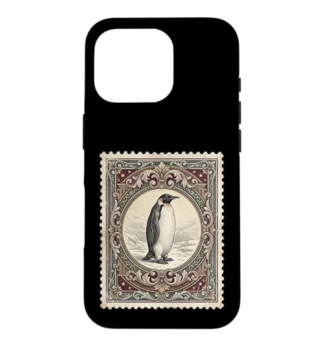 Vintage Penguin Antarctic Wildlife �X�}�z�P�[�X iPhone 16 Pro �p