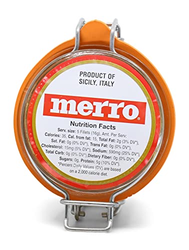 Merro Sicilian Flat Fillets Of Anchovies thumb #1